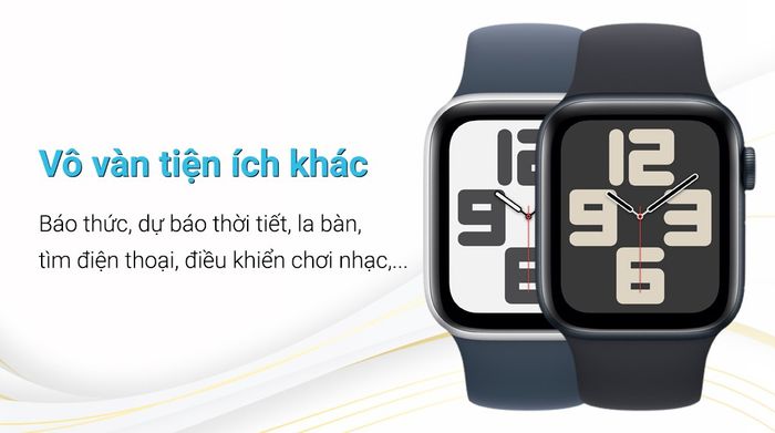 Apple Watch SE 2023 LTE 40mm viền nhôm dây silicone - Tiện ích khác