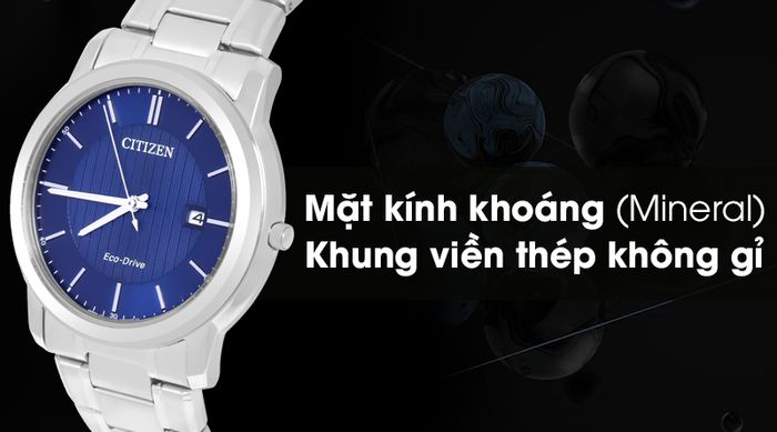 Đồng hồ Nam Citizen AW1211-80L - Eco-Drive chịu lực tốt