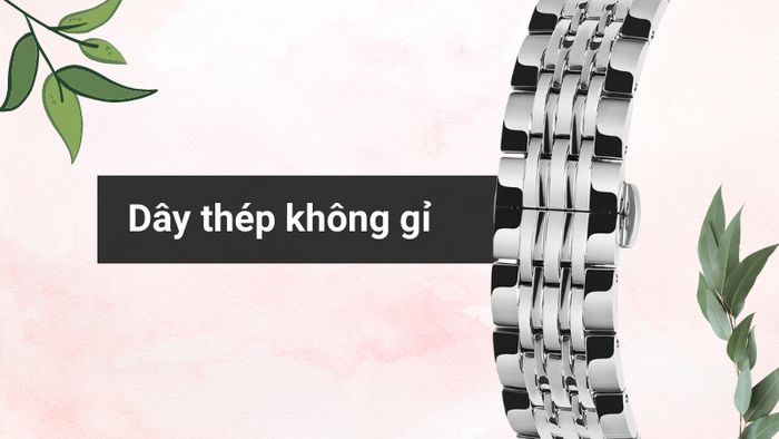 Chất liệu dây đeo của mẫu đồng hồ