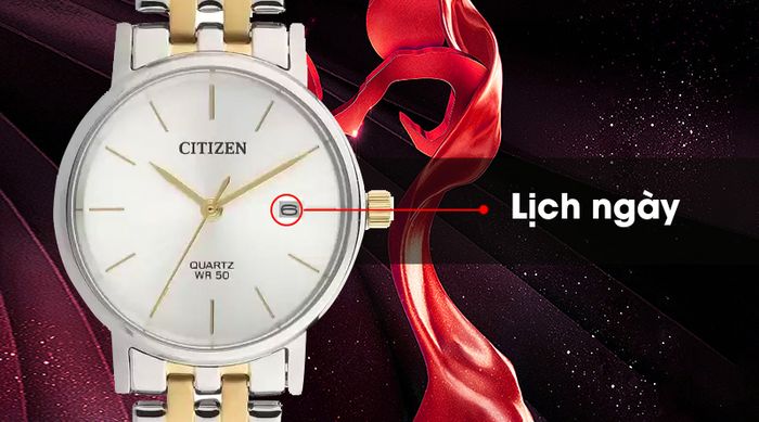 Đồng hồ Citizen EU6094-53A có lịch ngày tiện ích