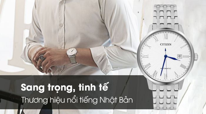 Đồng hồ Nam Citizen NJ0080-50A - Cơ tự động mang thiết kế sang trọng