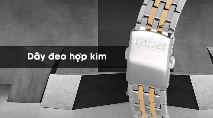 Đồng hồ nam Citizen BM6774-51A có dây đeo chắc chắn