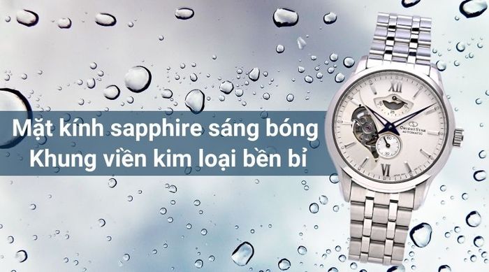 Mặt kính sapphire khung viền kim loại