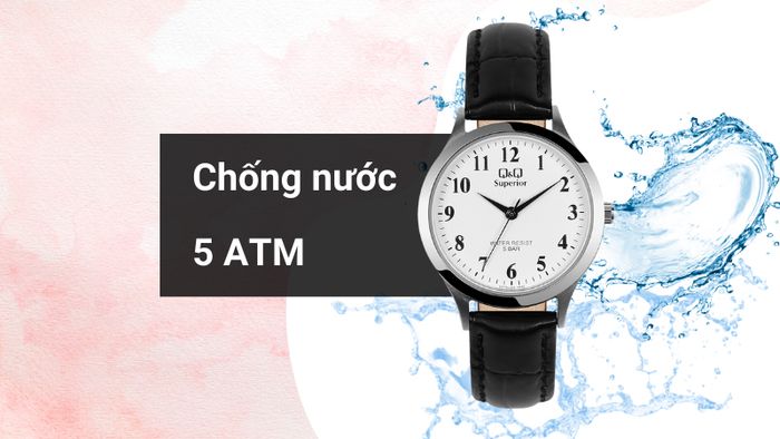 Khả năng kháng nước của mẫu đồng hồ