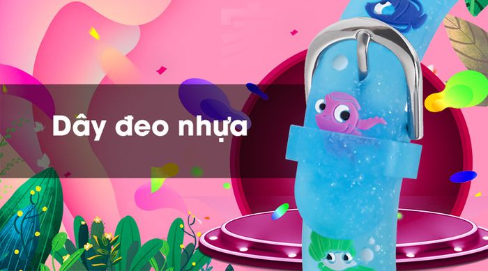 Đồng hồ trẻ em Smile Kid SL048-01 có dây đeo nhẹ nhàng