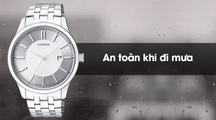 Đồng hồ nam Citizen BI1050-56A có hệ số chống nước 3 ATM