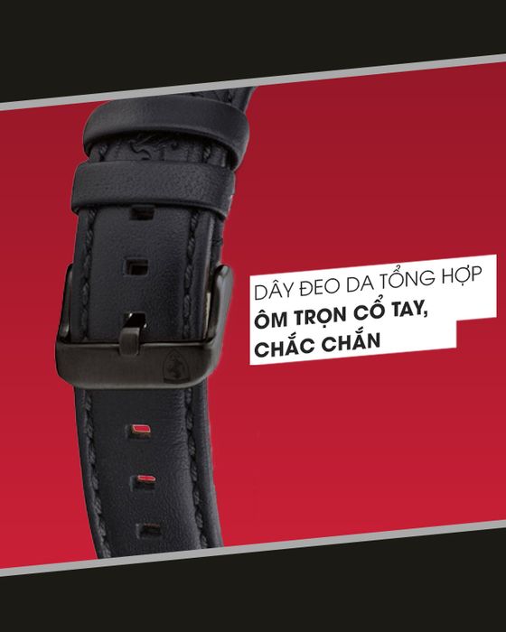Đồng hồ Nam Ferrari 0830525 có dây đeo da tổng hợp êm ái, mềm mại