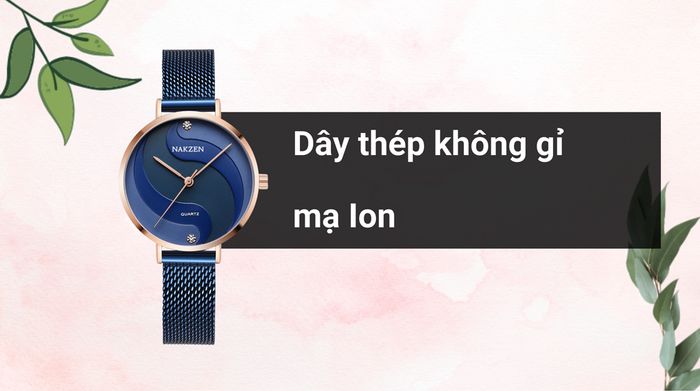 Chất liệu dây đeo của mẫu đồng hồ