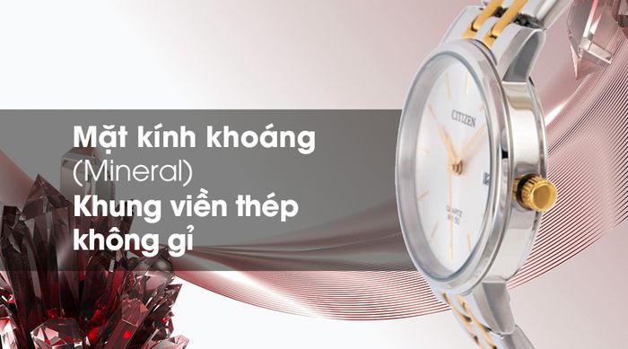 Đồng hồ Citizen EU6094-53A bền bỉ và chắc chắn
