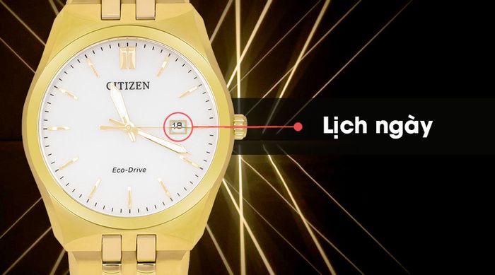 Đồng hồ Nam Citizen BM7332-61P - Eco-Drive có tiện ích lịch ngày
