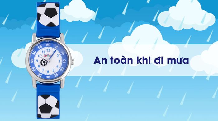 Đồng hồ trẻ em Smile Kid SL036-01 có hệ số chống nước 3 ATM