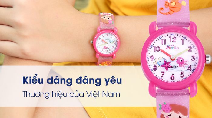 Đồng hồ trẻ em Smile Kid SL047-01 có thiết kế đáng yêu