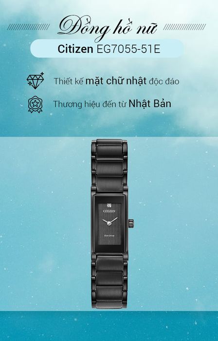 Tổng quan về đồng hồ nữ Citizen EG7055-51E