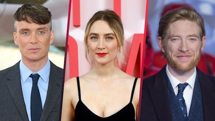 From left to right: Cillian Murphy, Saoirse Ronan, and Domhnall Gleeson.