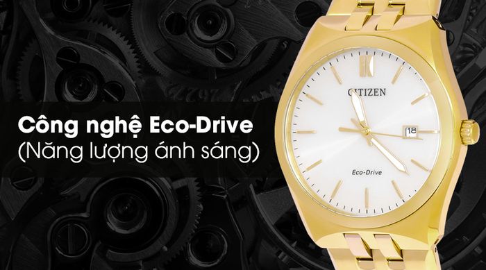 Đồng hồ Nam Citizen BM7332-61P sử dụng công nghệ Eco-Drive