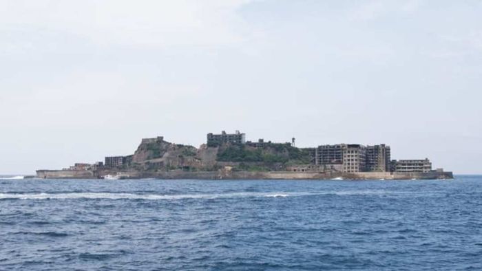 Hashima, also known as “Battleship” Island, Japan.