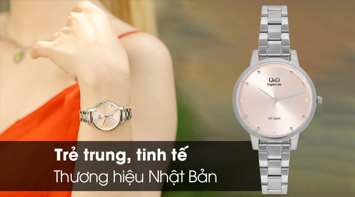 Đồng hồ nữ Q&Q S401J202Y với thiết kế nữ tính và tinh tế