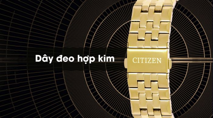 Đồng hồ Nam Citizen BM7332-61P - Eco-Drive có dây đeo dễ lau chùi