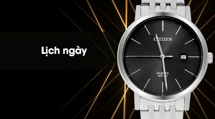 Đồng hồ Nam Citizen BI5070-57H tiện ích với chức năng xem lịch ngày