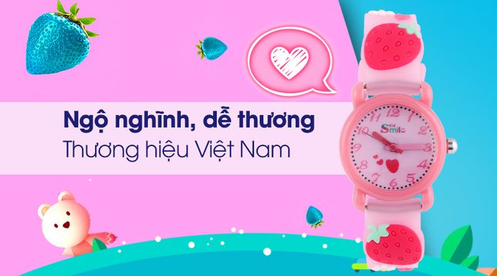 Đồng hồ trẻ em Smile Kid SL031-01 mang nét dễ thương