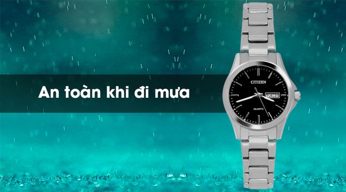 Đồng hồ nữ Citizen EQ0591-81E có hệ số chống nước 3 ATM