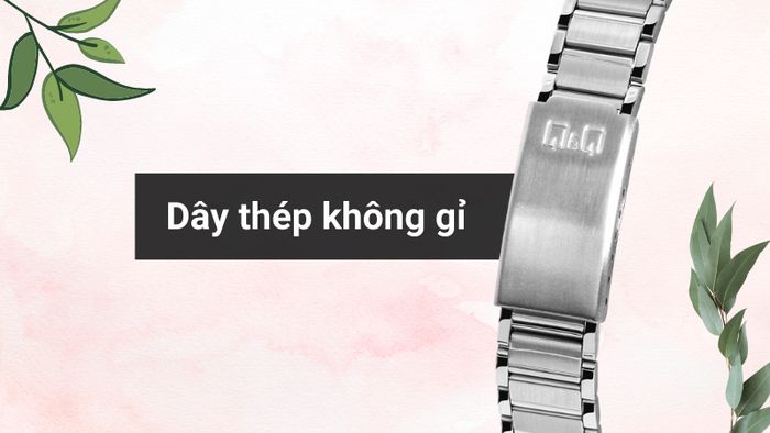 Chất liệu dây đeo của mẫu đồng hồ
