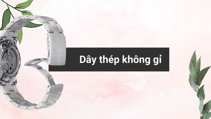 Chất liệu dây đeo của mẫu đồng hồ