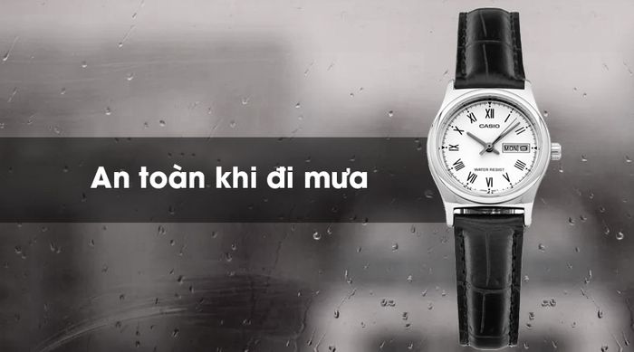 Đồng hồ nữ Casio LTP-V006L-7BUDF có độ chống nước 3 ATM