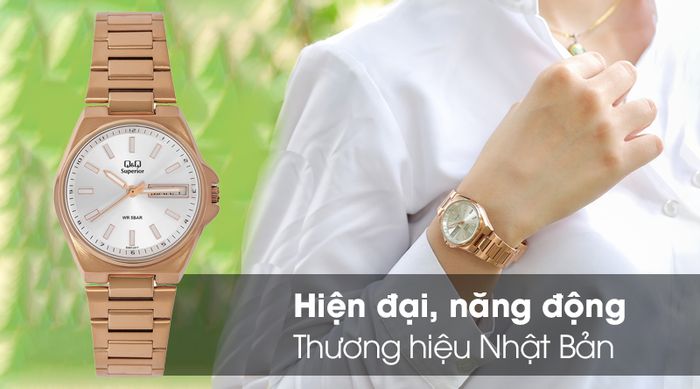 Đồng hồ nữ Q&Q S397J011Y mang thiết kế thời trang và hiện đại