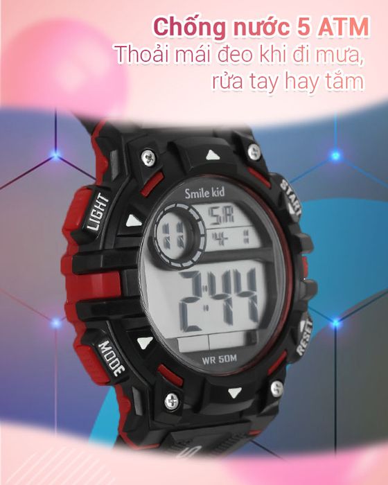 Đồng hồ trẻ em Smile Kid SL065-01 có độ chống nước 5 ATM