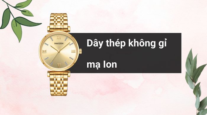 Chất liệu dây đeo của mẫu đồng hồ