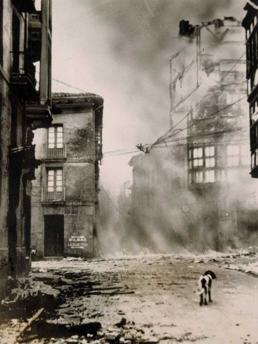 Guernica, devastated by the German Legion Condor