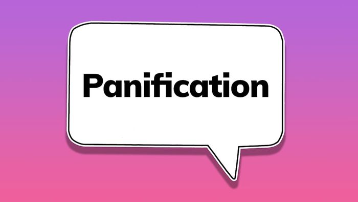 A speech bubble featuring the word ‘panification’