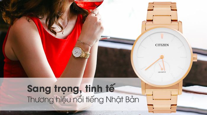 Đồng hồ Nữ Citizen EQ9062-58A thiết kế tinh tế