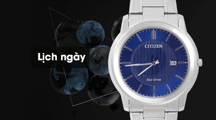 Đồng hồ Nam Citizen AW1211-80L - Eco-Drive có tiện ích lịch ngày