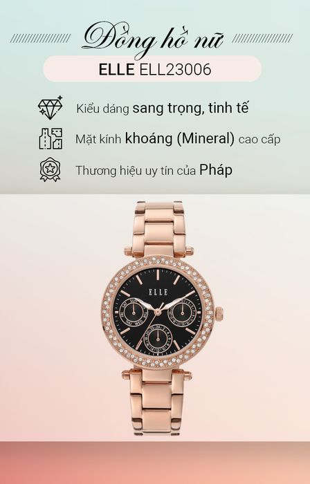 Tổng quan đồng hồ Nữ ELLE ELL23006