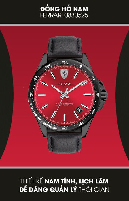 Tổng quan về đồng hồ Nam Ferrari 0830525