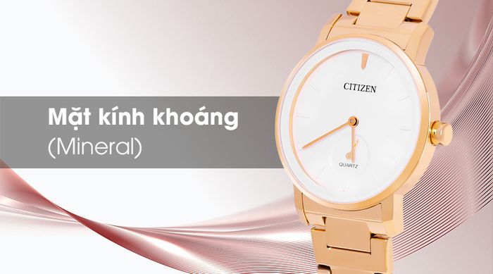 Đồng hồ Nữ Citizen EQ9062-58A có mặt kính khoáng