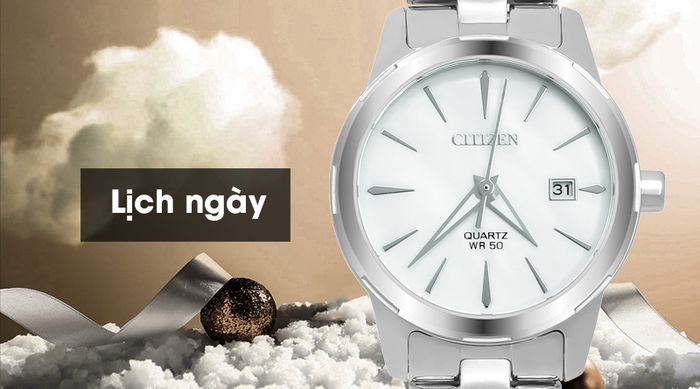 Đồng hồ Nữ Citizen EU6070-51D có chức năng lịch ngày