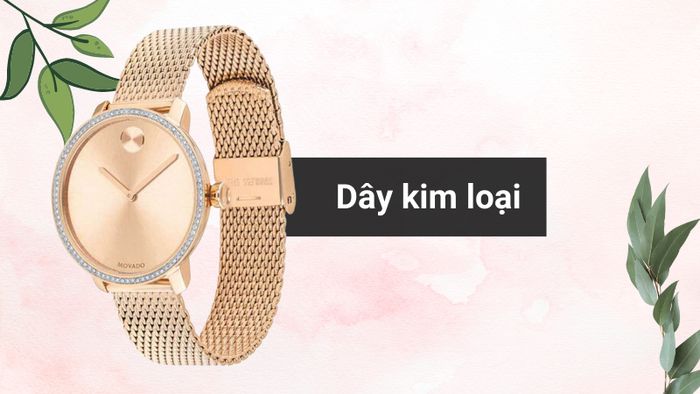 Chất liệu dây đeo của mẫu đồng hồ