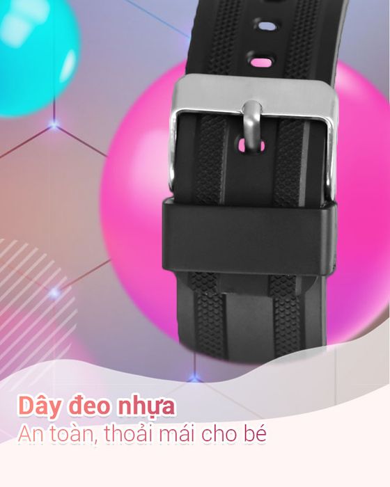 Đồng hồ trẻ em Smile Kid SL065-01 có dây đeo nhẹ nhàng, chống thấm mồ hôi