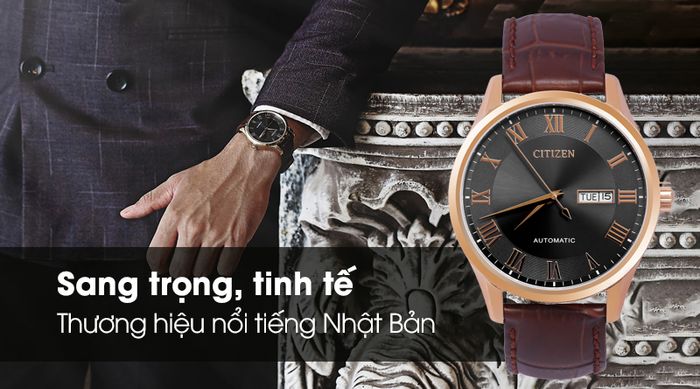 Đồng hồ Nam Citizen NH8363-14H - Cơ tự động thiết kế sang trọng