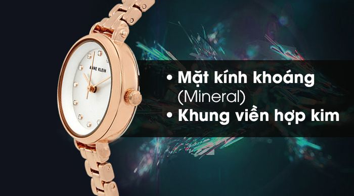 Đồng hồ Nữ Anne Klein AK/2662SVRG trang bị lớp vỏ ngoài bền chắc