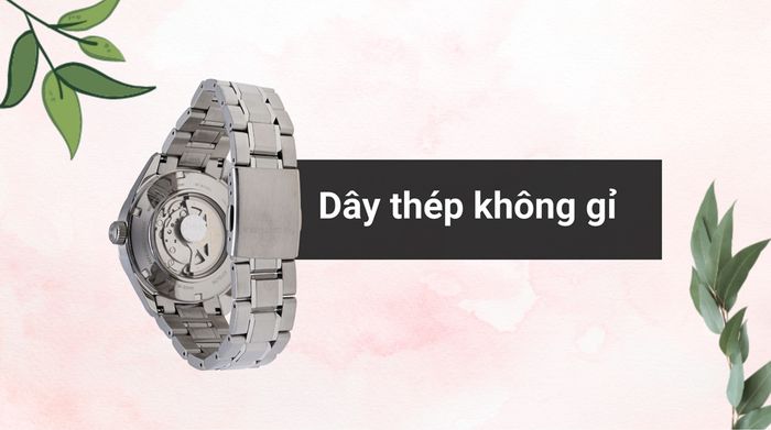 Chất liệu dây đeo của mẫu đồng hồ
