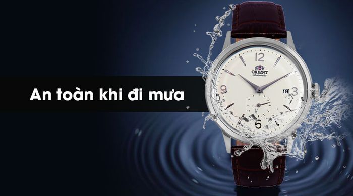 Đồng hồ nam Orient RA-AP0003S10B - Cơ tự động có độ chống nước 3 ATM, an toàn khi đi mưa, rửa tay
