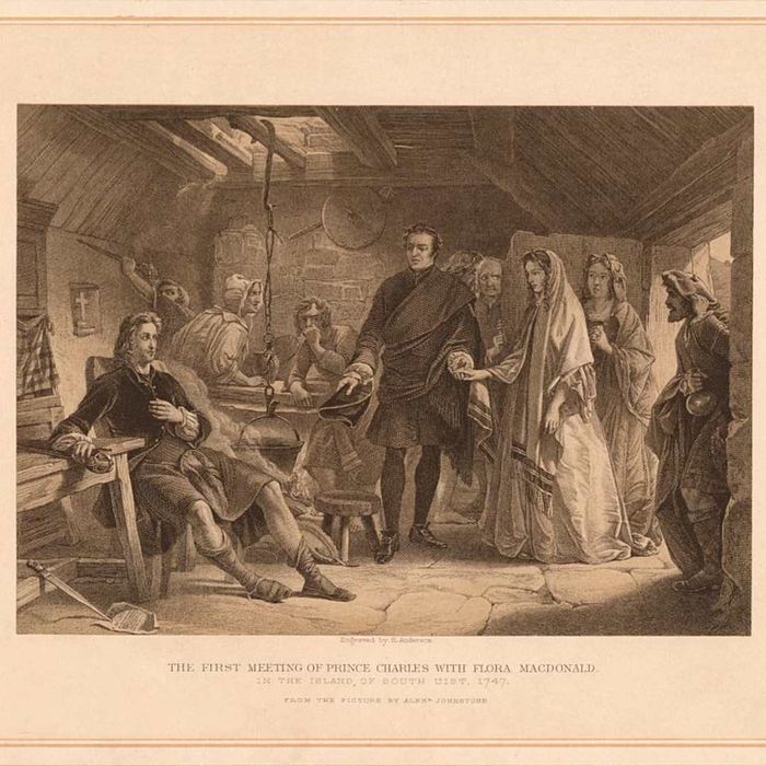 The Historic Encounter Between Prince Charles and Flora MacDonald, 1747