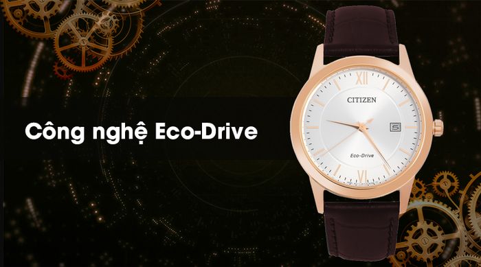 Đồng hồ nam Citizen AW1232-12A có công nghệ Eco-Drive