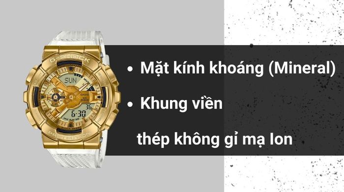 Chất liệu mặt kính và khung viền của mẫu đồng hồ