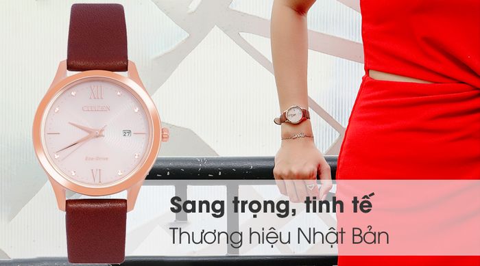 Đồng hồ nữ Citizen EW2533-11X sang trọng, tinh tế