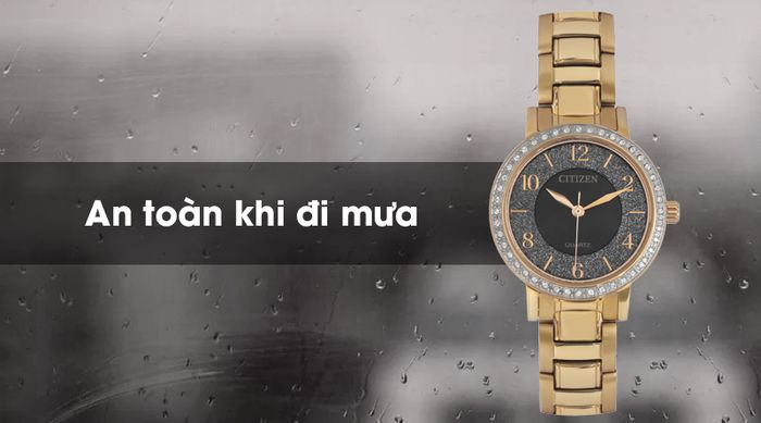 Đồng hồ nữ Citizen EL3048-53E có hệ số chống nước 3 ATM